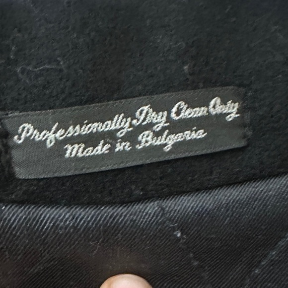 Baracuta Men’s Black Wool Cashmere Blend Overcoat, Made in Bulgaria Size XXL - Picture 13 of 13